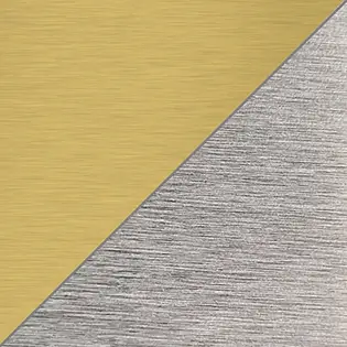 Diamond Butler Finish Etalbond® d3 Gold Brushed / Butler Finish - Georgiadis Color Sign
